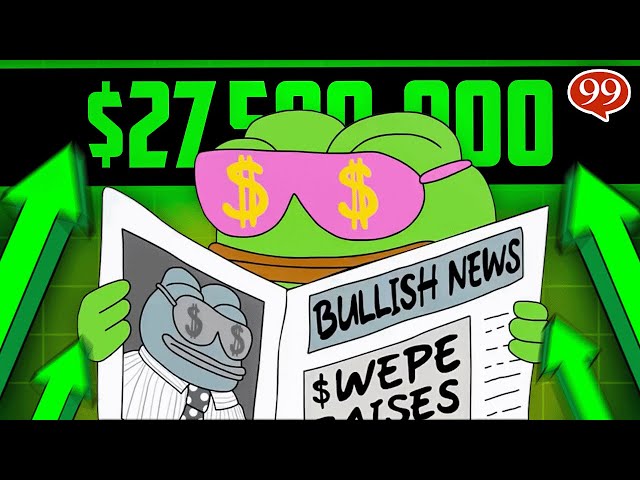 华尔街 PEPE 筹集 27,500,000 美元 - 下一个 10 倍 MEME 代币？！ （巨大的潜力！！）