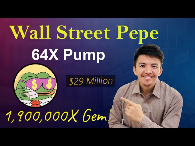 Wall Street Pepe 64X Pumpe | Wall Street Pepe Vorverkaufs-Update | $Wepe Token 29 Millionen US-Dollar in 12 Tagen