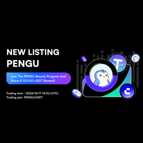 CoinW上線NFT代幣PENGU，並開啟「PENGU賞金計畫」活動，獎金池10,000 USDT