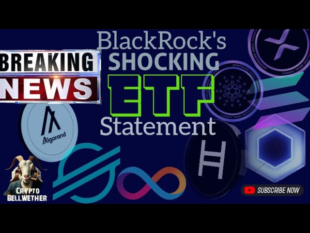 Blackrock - 다음 SPOT ETF 코인은 SOL, XRP, HBAR, XLM, ADA, ICP, LINK, ALGO를 승인했으며 PUMP를 할 예정인가요?