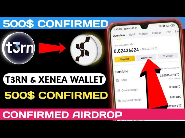 500$ 무제한 청구 | 100000 TRN 토큰 | Xenea Wallet Airdrop - 최고의 레이어1