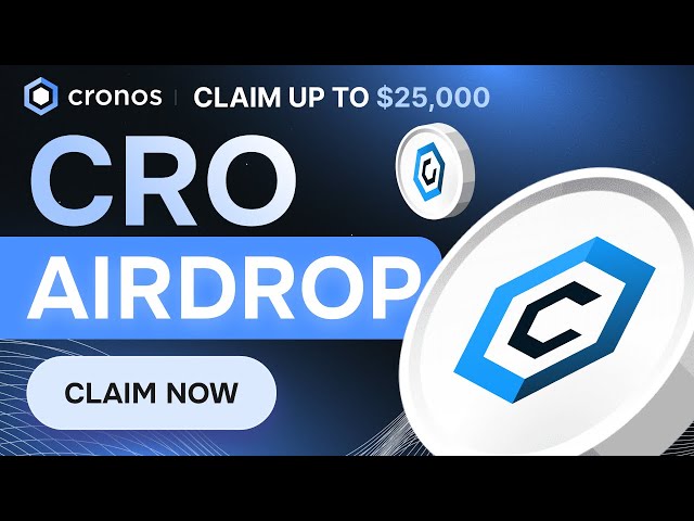 CRO 코인(Cronos) 암호화 에어드롭 - $15,000 Cronos 청구