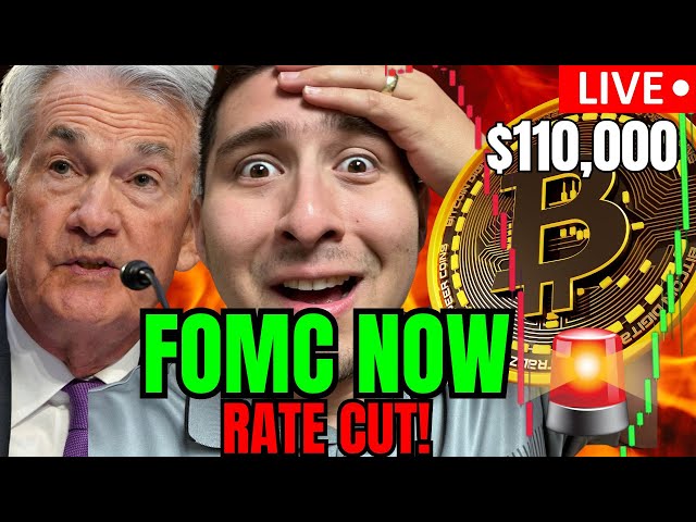 FOMC 금리 인하 뉴스 라이브!🔴XRP, HBAR, BITCOIN, CRO DUMPS?!