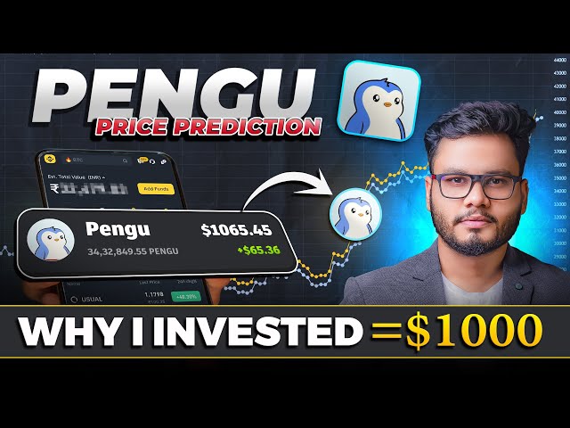 $PENGU Meme Coin に 1000 ドル投資した理由?ずんぐりしたペンギン PENGU Coin 価格予測