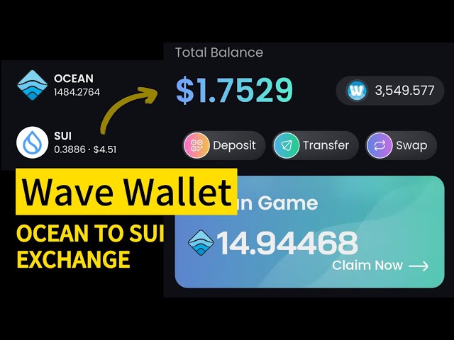 Ocean Token兌換新流程🔥 |使用 Bitget 進行 Ocean 到 Sui 硬幣兌換 |波浪錢包