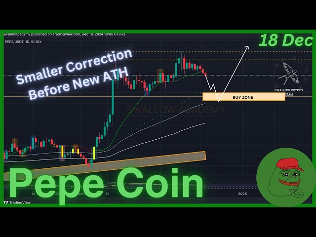 Pepe Coin (PEPE) : nouveau test possible avant d'aller dans la zone d'achat