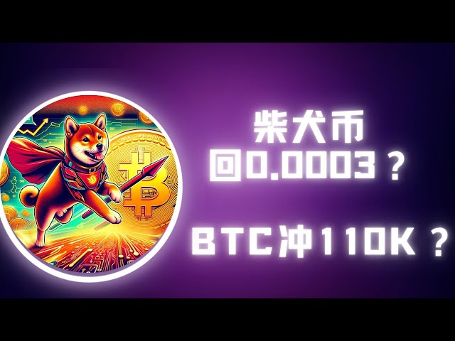 Shib Coin 柴犬コイン ビットコイン BTC ブロックチェーン暗号通貨の最新市場動向分析、柴犬コインは 0.000025 のサポートを噛むことができますか? BTCは若干修正しましたが、110kは達成できるでしょうか？