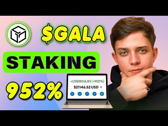 Why Staking GALA coin Gala Games token Is the Best Move !!! Stake for 952% income