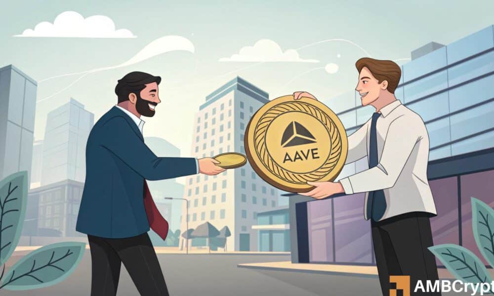 Aave [AAVE]는 계속해서 고래를 위한 선도적인 DeFi 자산으로 자리매김하고 있습니다.