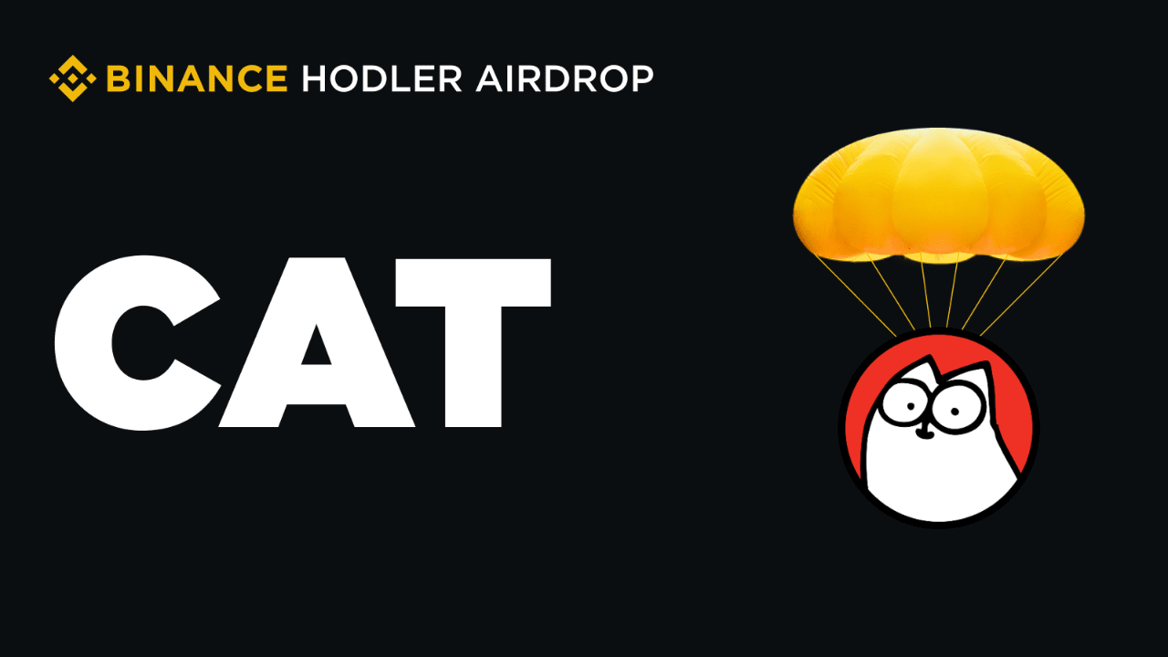 Simon’s Cat Token ($CAT) 加入幣安 HODLer 空投計劃，將於 2024 年 12 月 17 日上市