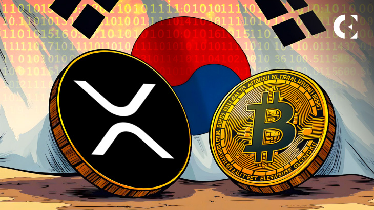 XRP 是韩国加密货币市场中表现最好的，其交易量超过了比特币