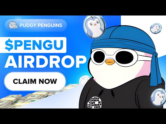 Airdrop : PENGU Pudgy Penguins NFt Airdrop jusqu'à 30 000 $ $PENGU