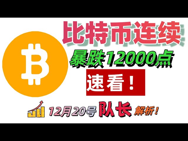 12月20號比特幣行情分析，BTC行情分析，ETH行情分析，狗狗幣行情分析。