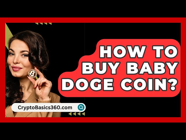 Comment acheter des pièces Baby Doge ? -CryptoBasics360.com