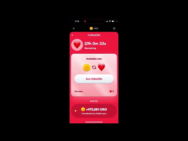 Comment réclamer le jeton Corazon dans l'application World