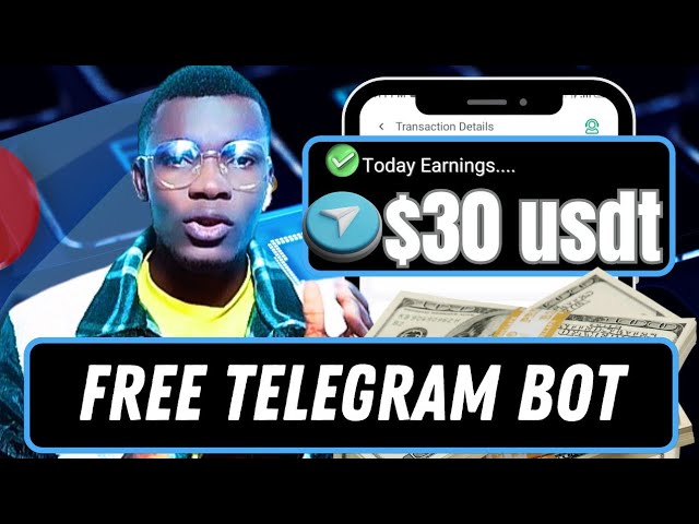 在免費的 telegram 機器人（新的 Usdt 挖礦機器人）上索取高達 100 美元的 Usdt 免費的 Usdt...