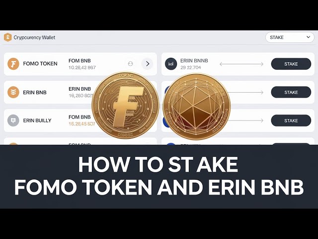 How to stake FOMO token and Erin BNB