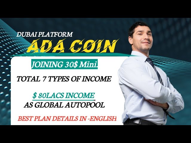 艾達幣傳銷計畫詳細資料英文版！ AdaCoin 完整計劃詳細資料 #adacoin #adacoinmlmplan