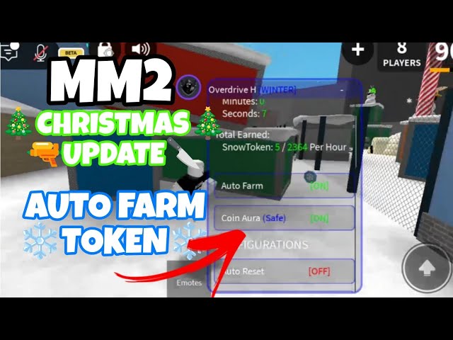 ( 🎄CHRISTMAS🎄 ) MM2 NEW UPDATE SCRIPT AUTO FARM TOKEN DIRECT LINK ( PASTEBIN )