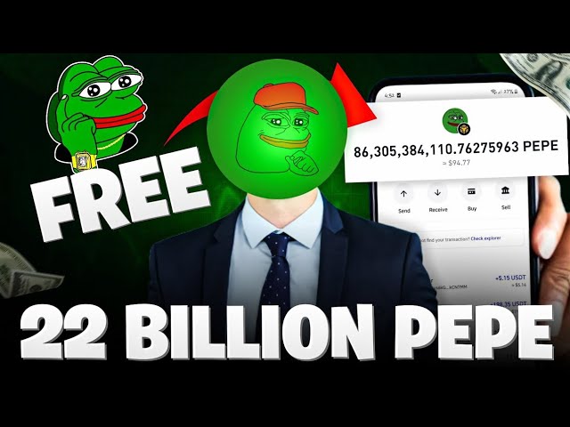 免費 22,000,000,000 PEPE 🐸 ~ 無最低提款額 ● 賺取免費 pepe 幣