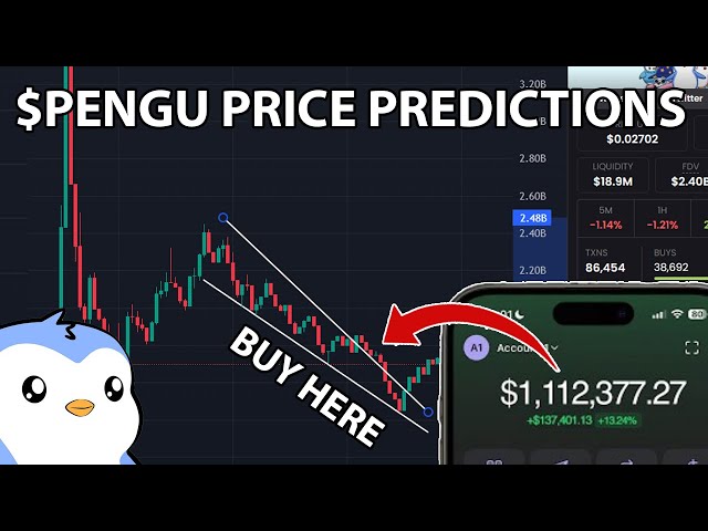 Pudgy Penguins $PENGU Prédictions de prix (analyse à long terme)