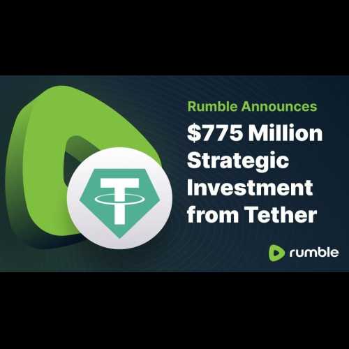 Tether Invests $775 Million in Rumble, a Video-Sharing Platform Positioning Itself as a YouTube Competitor