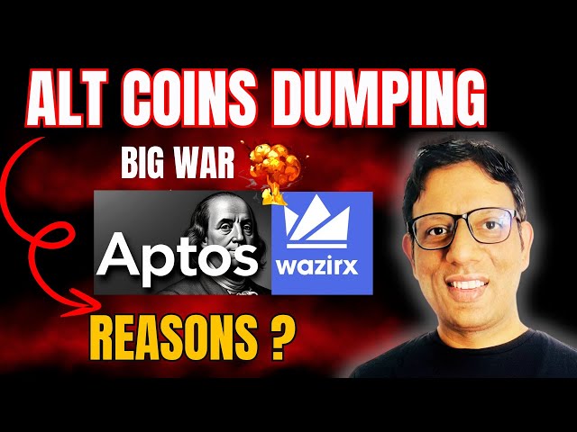 Alt coins crashing hard | WazirX Update | APT UPDATE and BITCOIN ANALYSIS IN HINDI