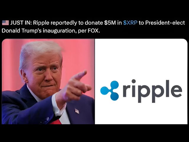 MAJEUR XRP RIPPLE TRUMP ACHETER DES NOUVELLES ?! (DON XRP de 5 millions de dollars !)