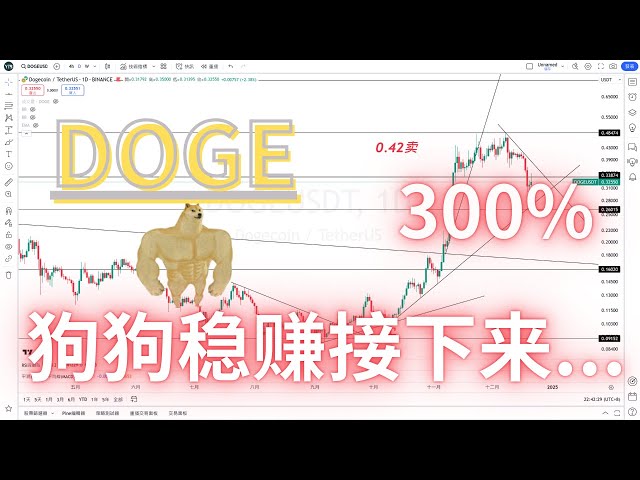 [화폐계 중얼중얼] 비트코인 ​​폭락 후 2024/12/20 공매도 성공! #DOGE 최고점 팔고 또 300포인트 수익내기 #ALGD 상승삼각형 1.7~5.4달러?