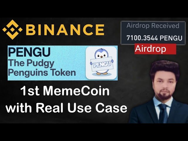 바이낸스의 Pudgy Penguins 코인! 실제 사용 사례를 갖춘 첫 번째 Memecoin!