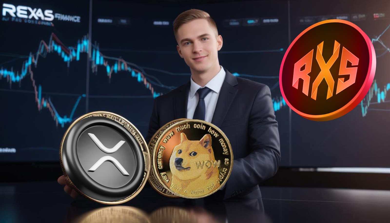 Dogecoin and Ripple Showcase Market Dominance as Rexas Finance Gains Momentum