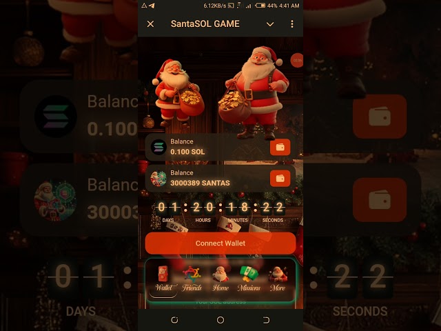 如何在 SantaSol 空投上連接 Ton 錢包 | SantaSol 空投更新 - Memeland - Tronkeeper