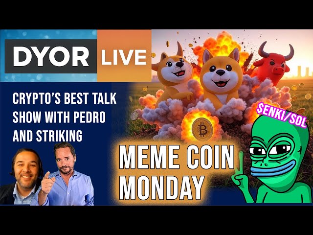 DYOR 라이브: Meme Coin Monday 및 Sol의 $ENKI