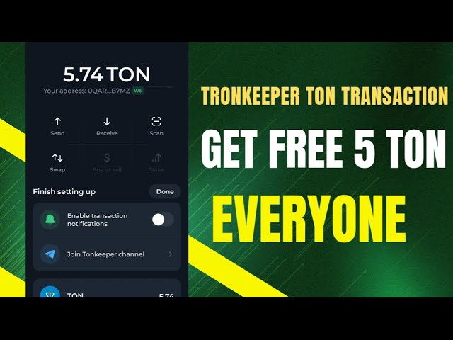 How To Get Free Ton | Tronkeeper Free Ton Transaction |How To Get Free Ton Transaction On Tronkeeper