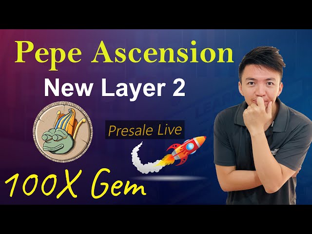 Pepe Ascension 新第 2 层预售代币 | $Peap 预售代币已上线 |佩佩提升 100X 宝石