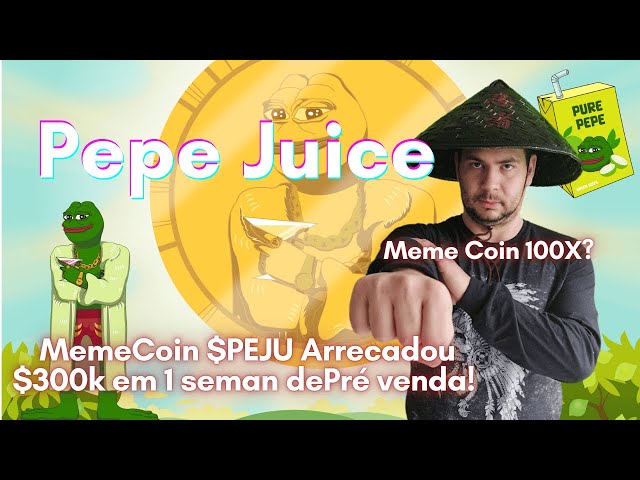 Pepe Juice Meme Coin $PEJU continue de croître et atteint 300 000 $ en prévente, sera-ce le nouveau Pepe ?