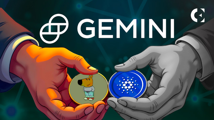 Gemini listet Meme Coin CHILLGUY auf, aber Cardano (ADA)-Gründer Charles Hoskinson ist nicht glücklich