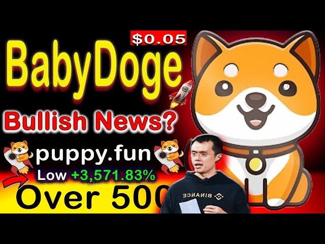 BabyDoge Nouvelle mise à jour Prochaine à venir | La pièce Babydoge atteint 0,002 $ ? Baby Doge À utiliser sur un chiot, amusant ! acheter un mème