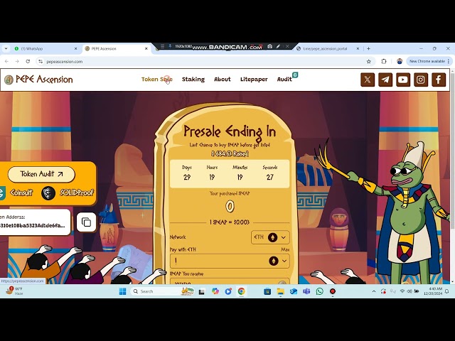 🚀 THE LEGEND OF PEPE ASCENSION TOKEN 💎 JOIN PEAP PRESALE IS LIVE 💰 NEXT 1000X SOON 🔥