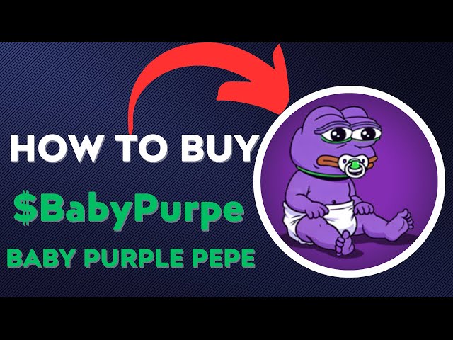 How To BUY $BabyPurpe  BABY PURPLE PEPE TOKEN CRYPTO COIN IN 60 SECONDS