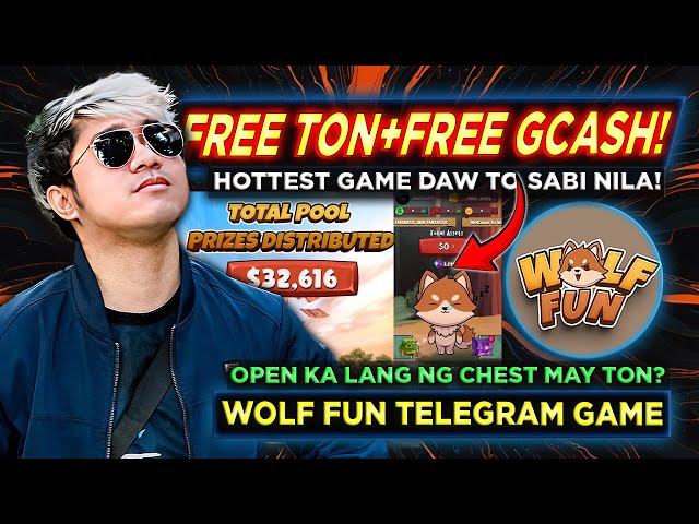 毎日36%!?無料トン + 無料 GCASH | WOLF FUN ($WOOF) テレグラム ゲーム レビュー