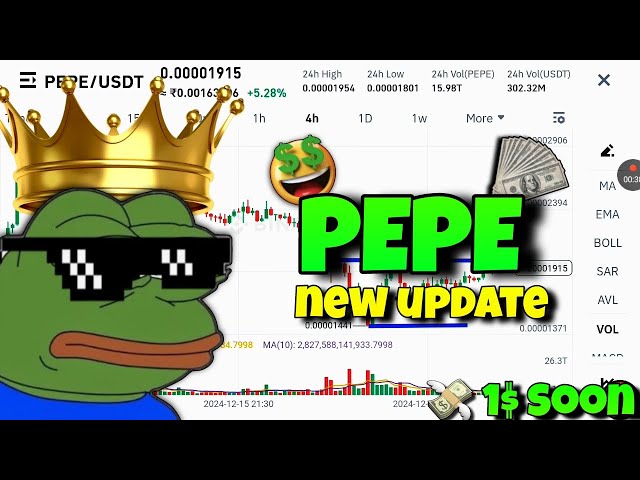 Pepe 코인 새 업데이트 🐸🤑 | 1$ 페페 코인으로 갈까요?