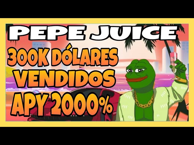 [PEPE JUICE] 新聞，銷量超過 30 萬美元 年化率 2000%