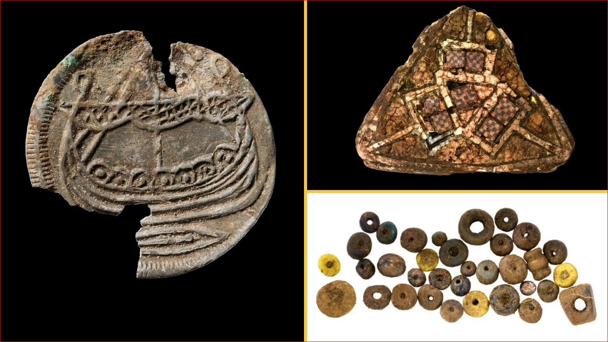 Trois tombes vikings fouillées en Norvège contiennent des pièces de monnaie provenant de terres lointaines et une pierre étrangement symbolique sculptée pour ressembler à des organes génitaux féminins