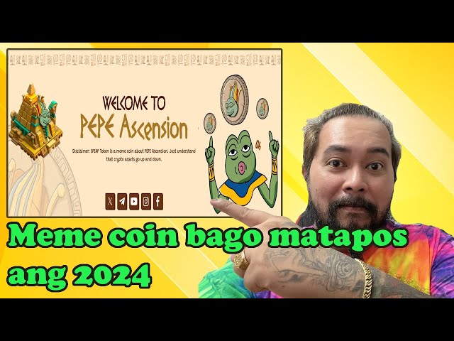 PEPE ASCENSION MEME 币 100 倍潜力 |他加禄语概述 SOLID BATALAGA TO