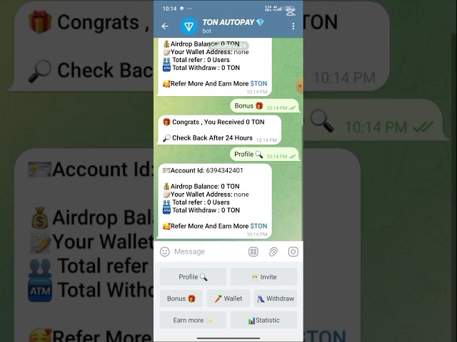 Ton Auto-pay Bot Airdrops| instant Payment Telegram Bot #cryptocurrency #blum #shorts #toncoin