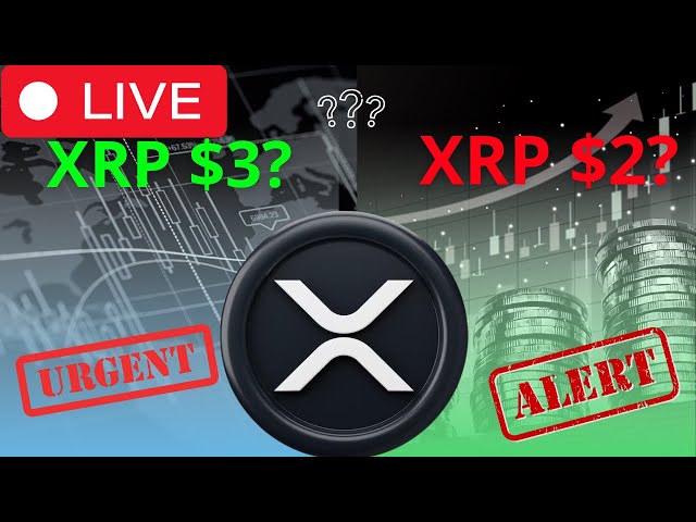 XRP RIPPLE LIVESTREAM - XRP RIPPLE COIN EST SUR LE POINT DE CRASH ! XRP COIN DERNIÈRES NOUVELLES ET ANALYSE