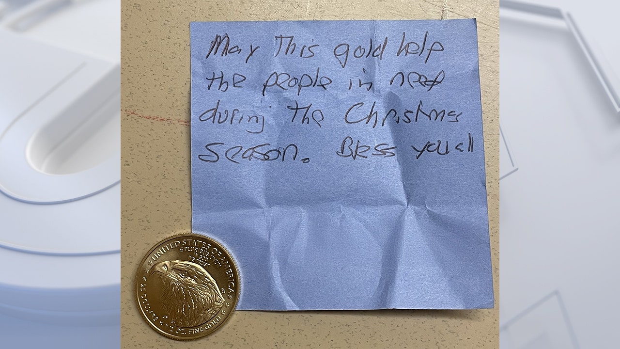 Good Samaritan Drops Half-Ounce Gold American Eagle Coin in Salvation Army Donation Kettle