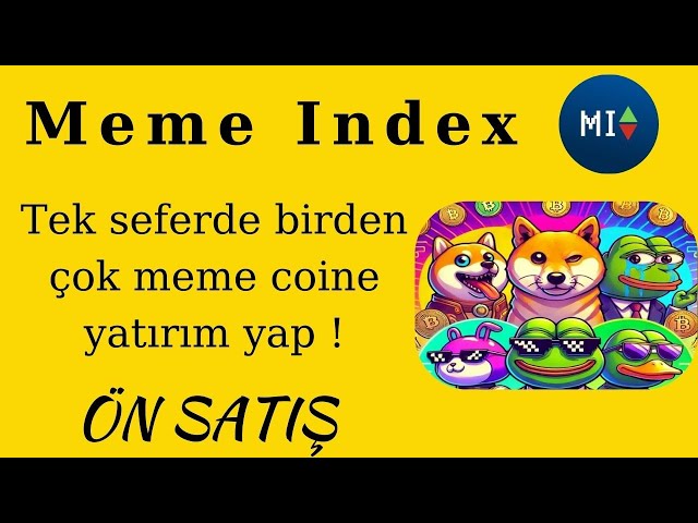 BUILD A MEME COIN BASKET WITH MEME INDEX! PRE-SALE - DOGE, SHIB, PEPE, FLOKI and more