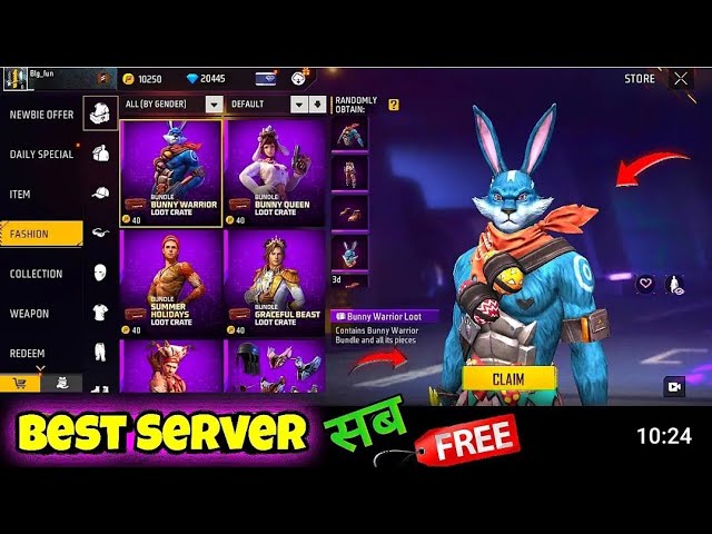 I Found CHEAPEST SERVER Buy Any item by 1  Gold Coin Part 1 Free Fire Best Cheapest Server Free Item